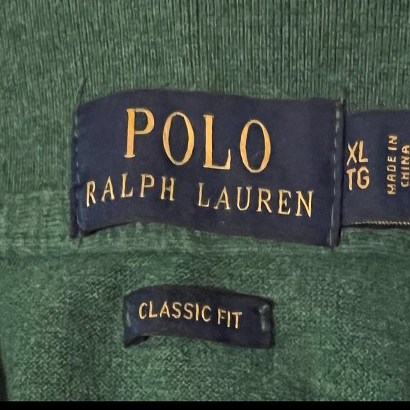 Ralph Lauren XL Polo Shirt - Green - Picture 7 of 8